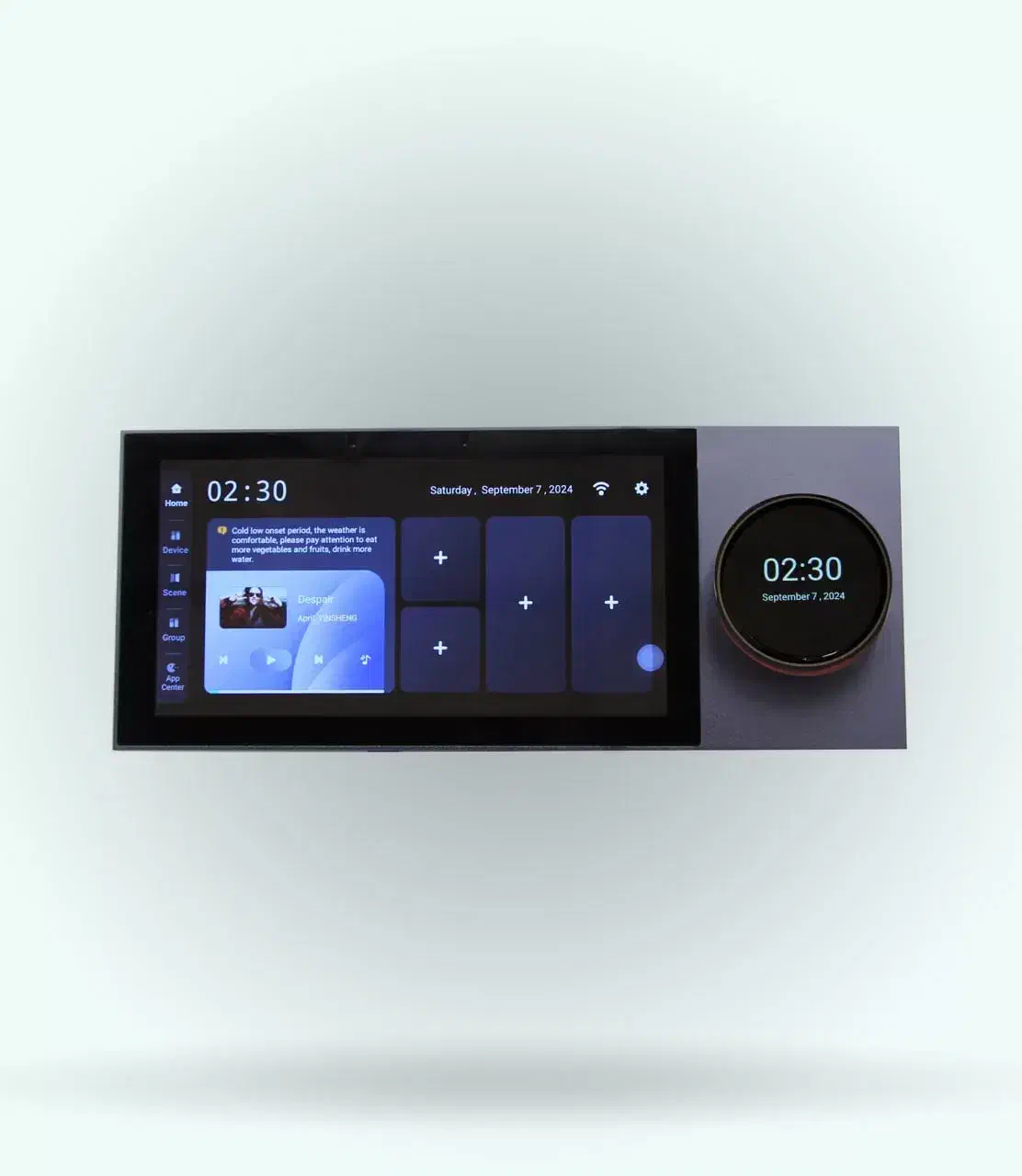 تاچ پنل صوتی امپلی فایر روتاری هوشمند|سیستم صوتی خانگی|قم, شاه احمد قاسم|دیوار