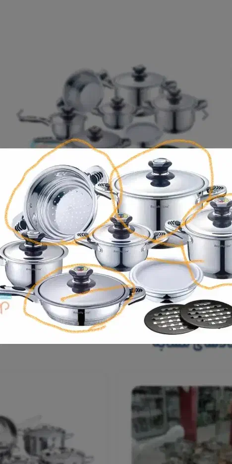 سرویس استیل نو|ظروف پخت‌وپز|مشهد, رستگار|دیوار