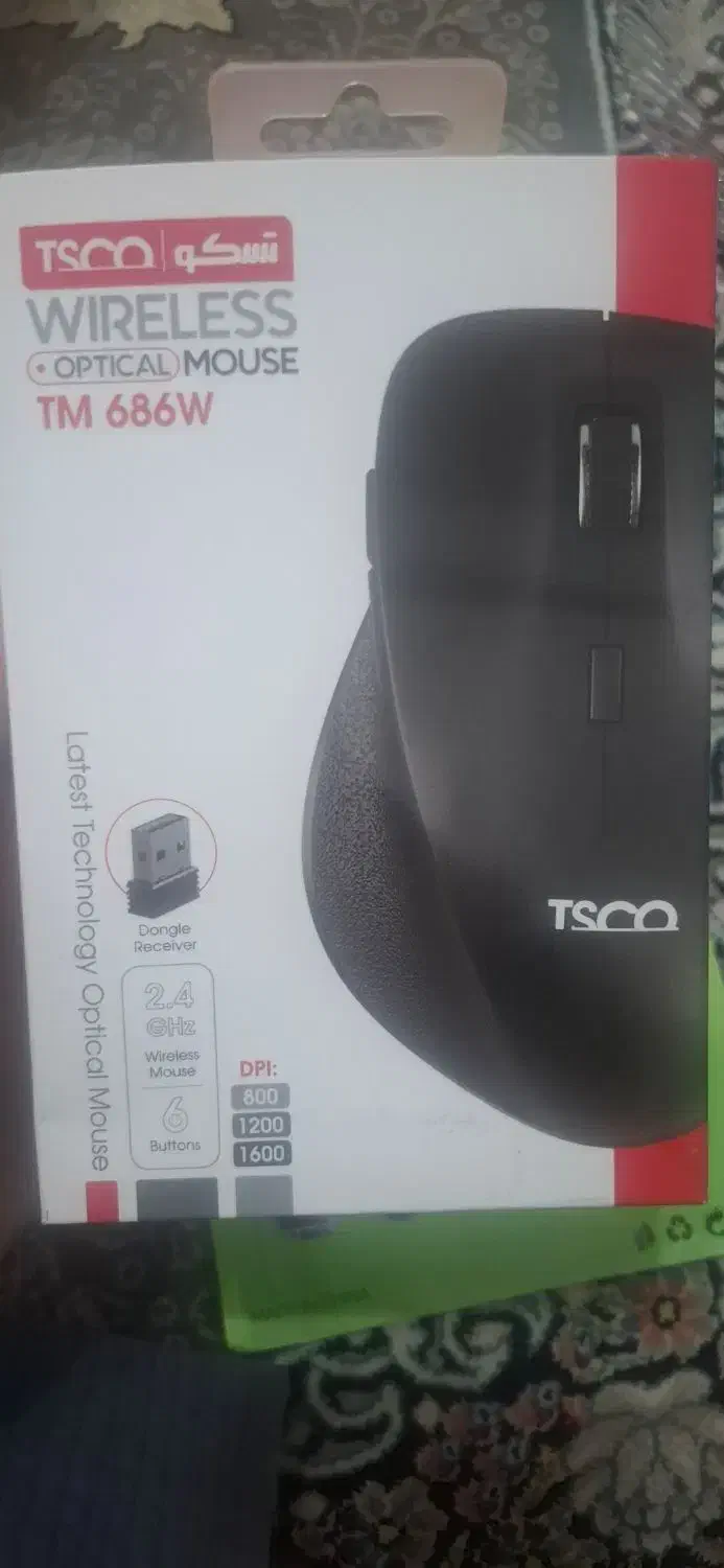 ماوس بی سیم تسکو موس|قطعات و لوازم جانبی رایانه|اهواز, کمپلو جنوبی|دیوار