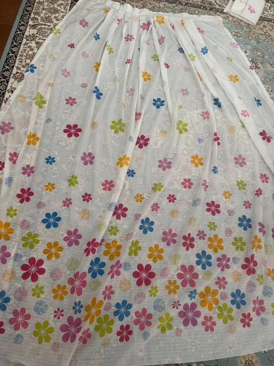 پرده سالم حریر نو چند عدد|پرده، رانر، رومیزی|محلات, |دیوار