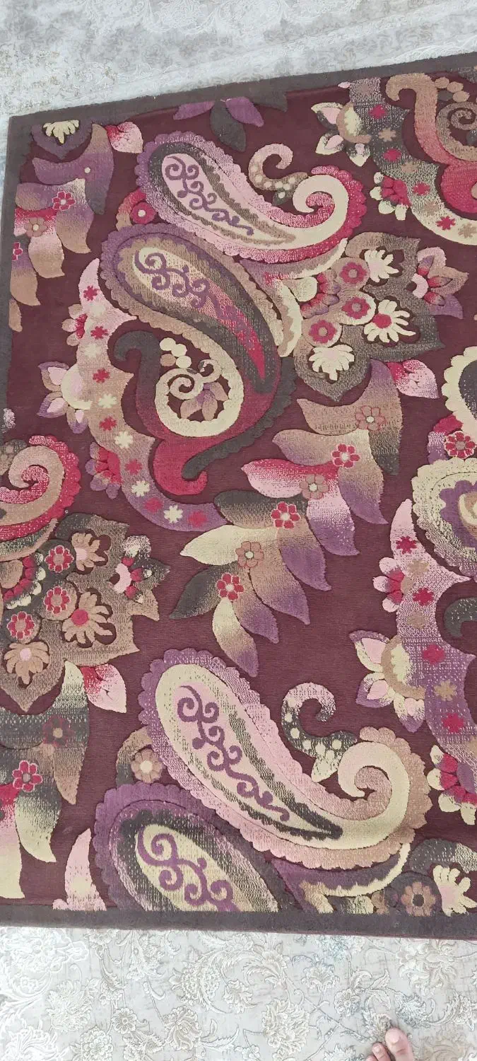 گلیم فرش گل برجسته|گلیم، جاجیم، گبه|بروجرد, |دیوار