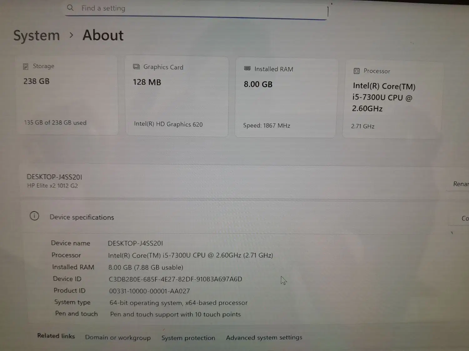 لپتاپ hp elitex2 g2|رایانه همراه|زنجان, |دیوار