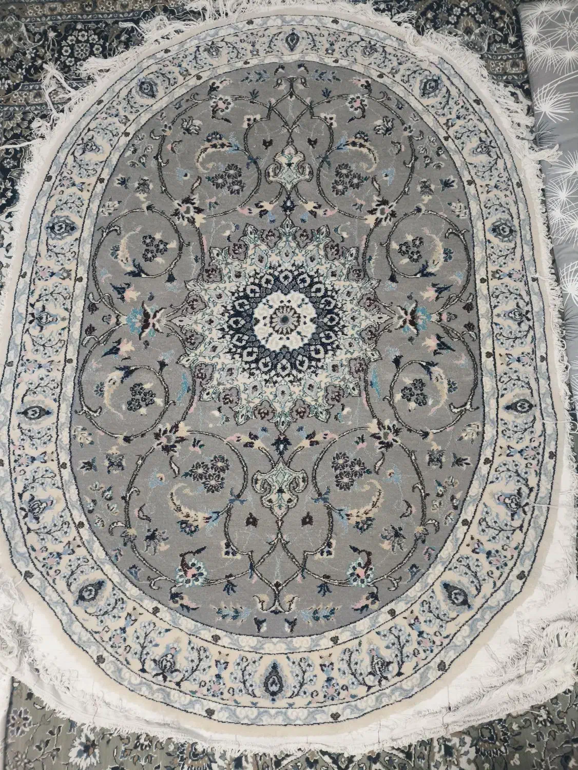 فرش دستباف نائین 9تایی|فرش|اصفهان, دهنو|دیوار