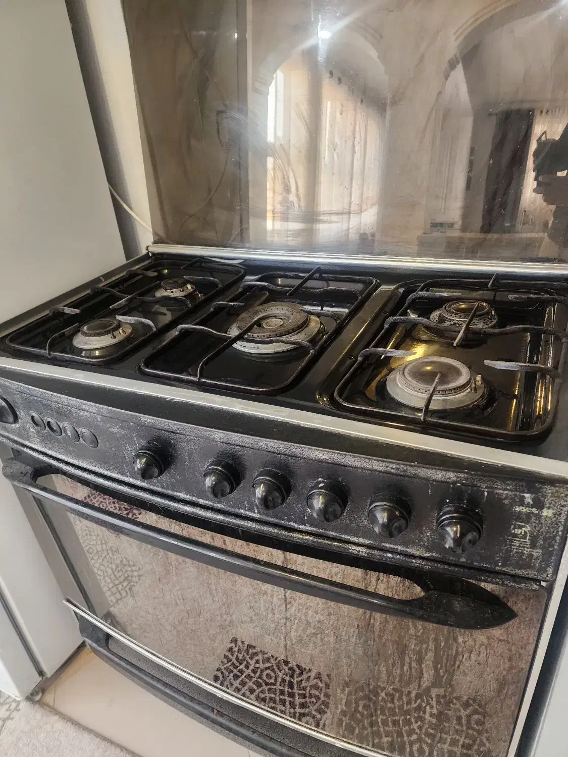 گاز ۵ شعله و ماشین لباسشویی آبسال|اجاق گاز و لوازم برقی پختوپز|مشهد, فارغ التحصیلان|دیوار