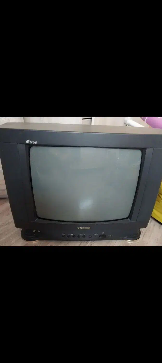 تلوزیون ۱۴ اینچ رنگی صنام ، قیمت یک و پونصد|تلویزیون و پروژکتور|رشت, استقامت ۱|دیوار