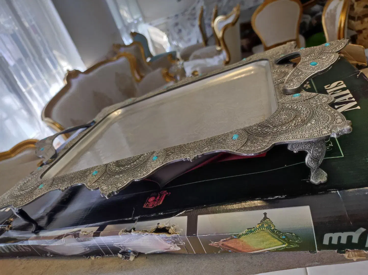 سینی|ظروف سرو و پذیرایی|کبودرآهنگ, |دیوار