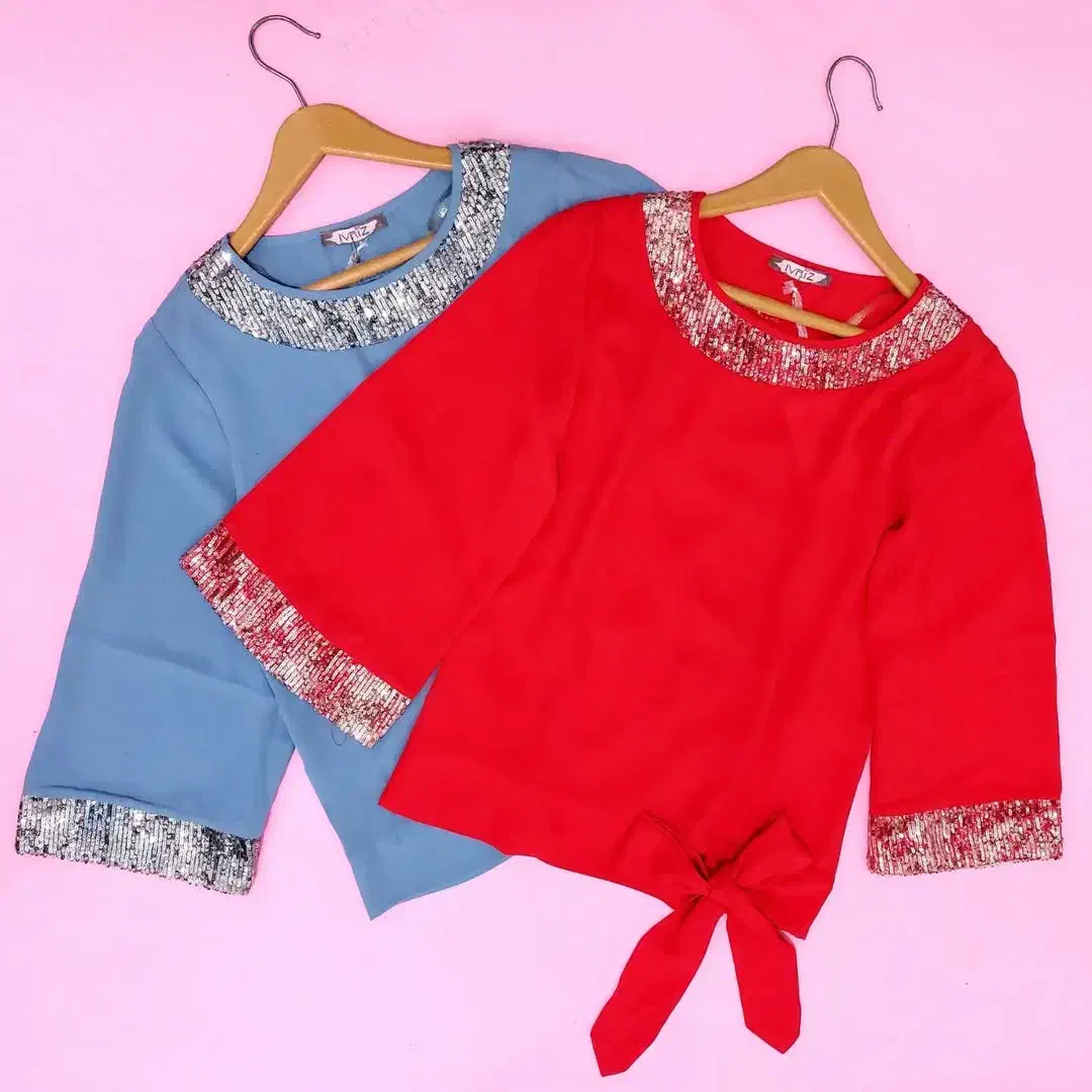 شومیز ترک پولک دوزی شده|لباس|رشت, چمارسرا|دیوار