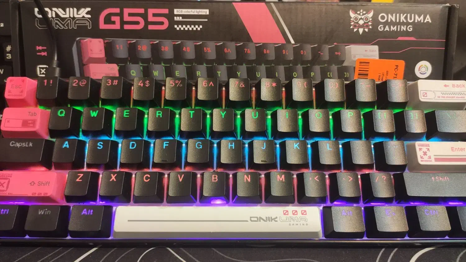 کیبورد گیمینگ اونیکوما ONIKUMA G55 RGB|قطعات و لوازم جانبی رایانه|مشهد, فرهنگیان (شهرک غرب)|دیوار
