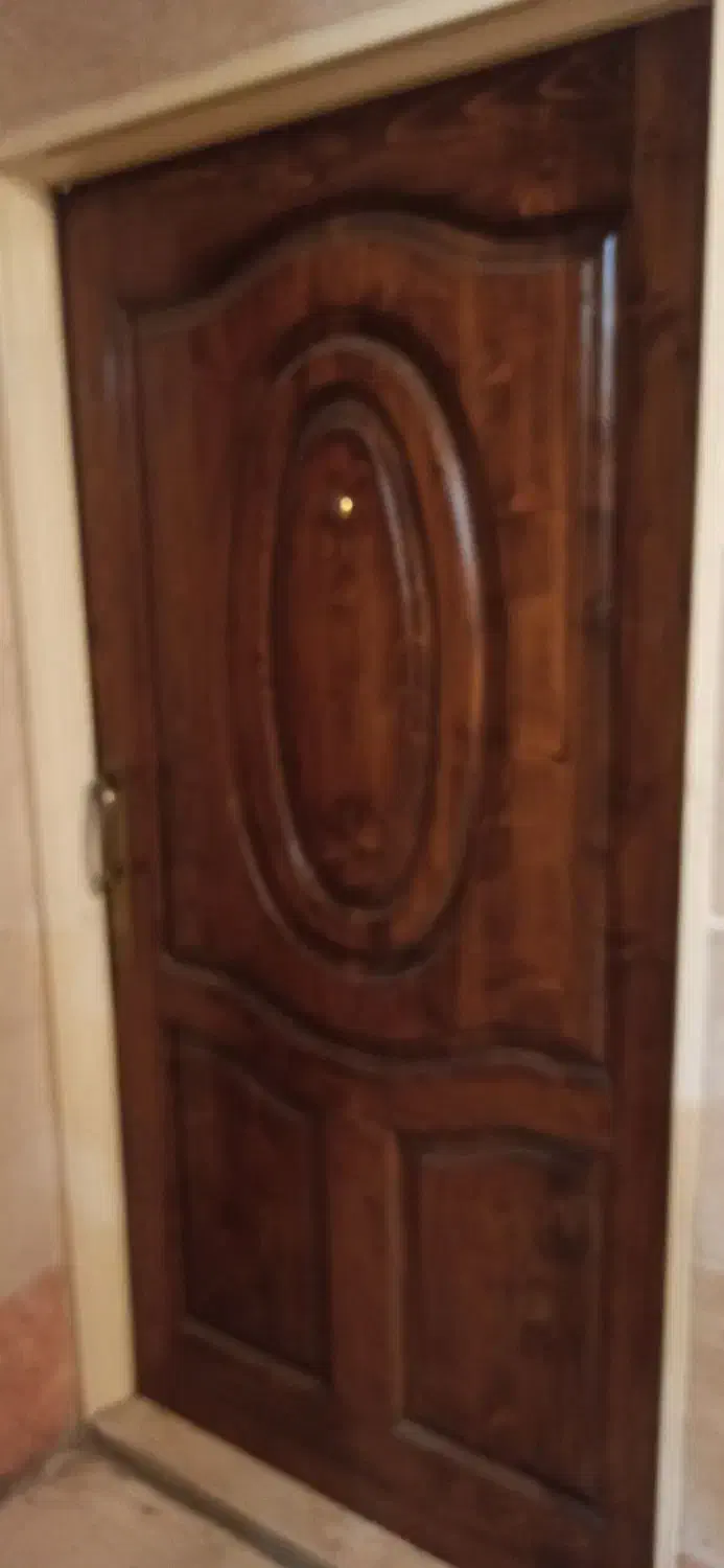 درب چوبی با قفل ودستگیره وچشمی|مصالح و تجهیزات ساختمان|تهران, نگین غرب|دیوار