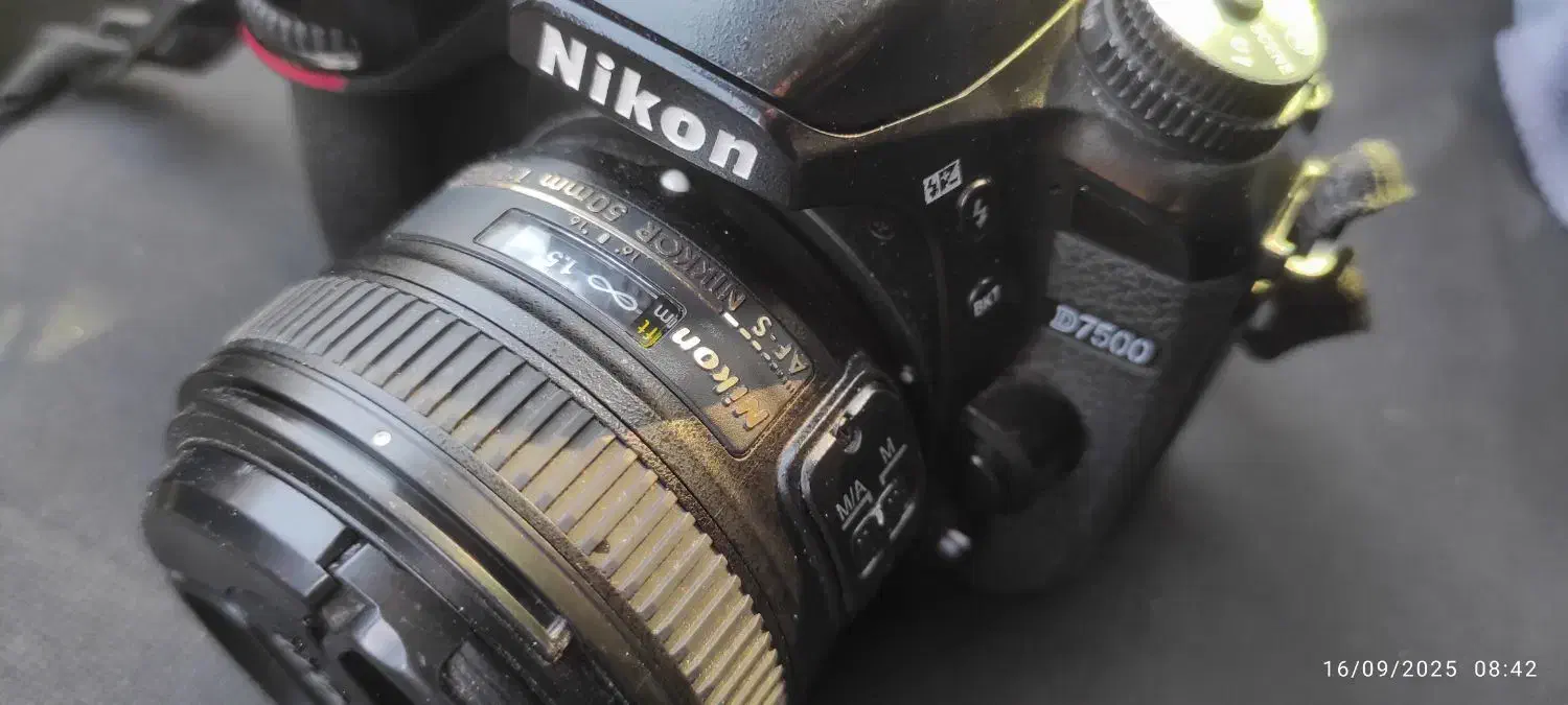 دوربین نیکون ۷۵۰۰ با لنز ۵۰|دوربین عکاسی و فیلم‌برداری|کازرون, |دیوار