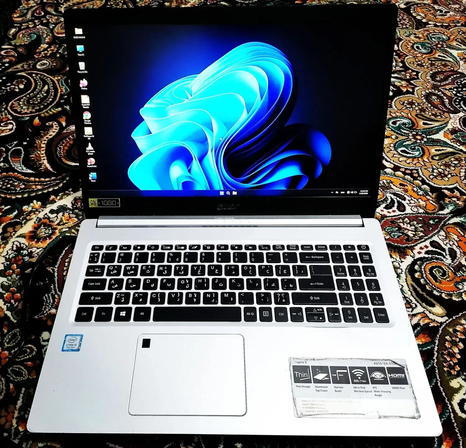 لپتاپ Acer Aspire A515 54|رایانه همراه|قم, علی آباد سعدگان|دیوار