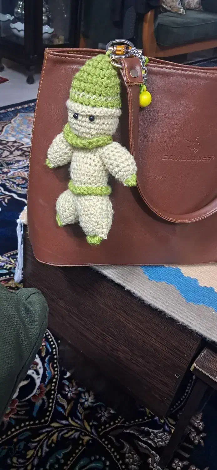 عروسک کیف و رومیزی قلاب بافی|صنایع دستی و سایر لوازم تزئینی|اسفراین, |دیوار