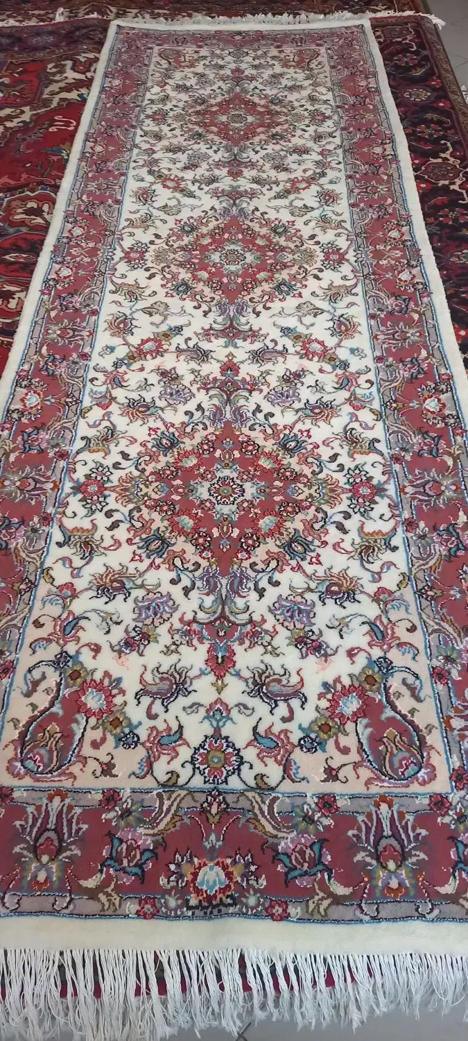 کناره دستبافت رج ۴۰ طرح خطیبی (۱×۳)|فرش|تبریز, |دیوار