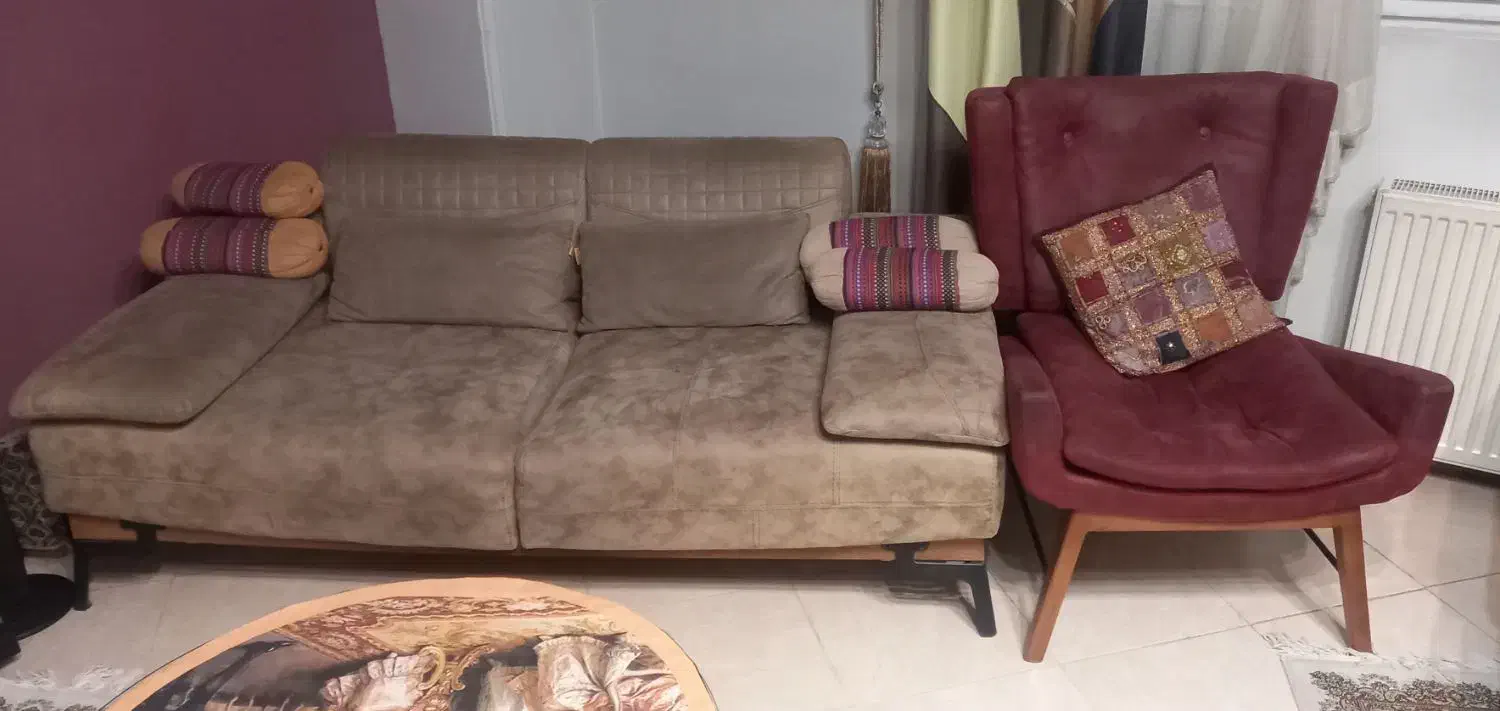 مبلمان راحت و تختخواب شو|مبلمان خانگی و میز عسلی|پردیس, فاز ۲|دیوار