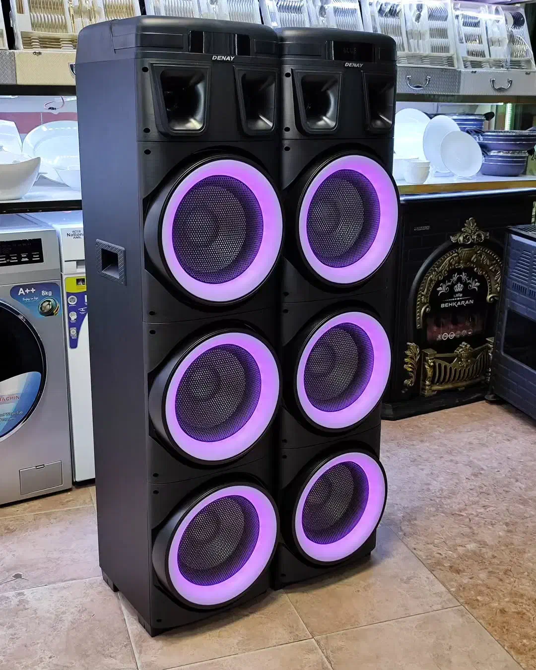 اسپیکر بلوتوثی دنای مدل WB3010DJ5 با قابلیت دی جی|سیستم صوتی خانگی|بندر ماهشهر, |دیوار