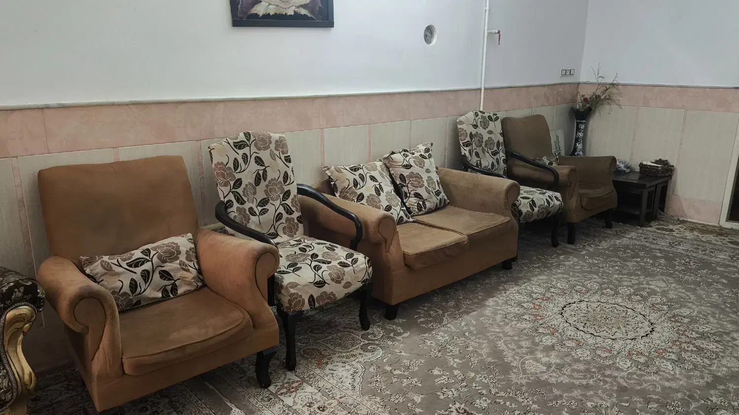مبلمان 9 نفره راحتی|مبلمان خانگی و میز عسلی|قم, بنیاد|دیوار