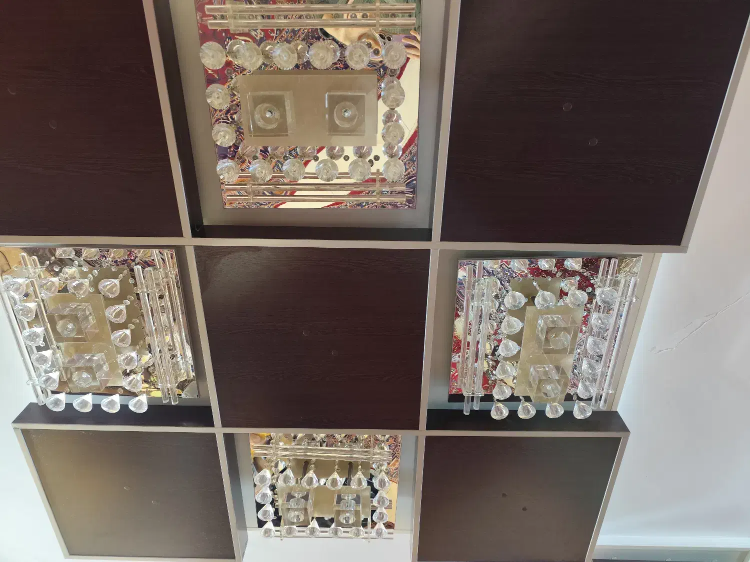 لوستر|لوستر و چراغ آویز|شیراز, شهرک بهشتی|دیوار