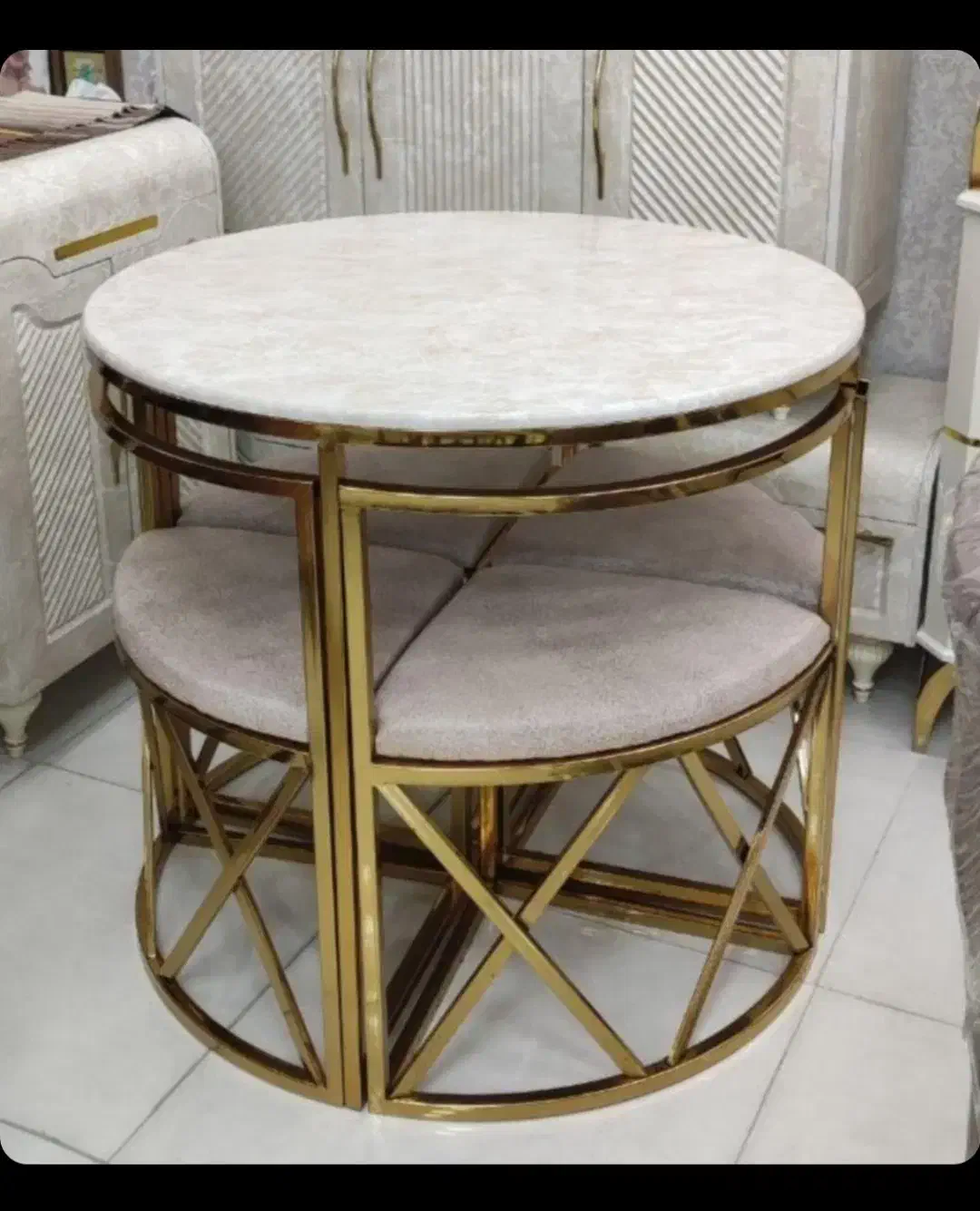 میز نهار خوری 4نفره|میز و صندلی غذاخوری|بوکان, |دیوار