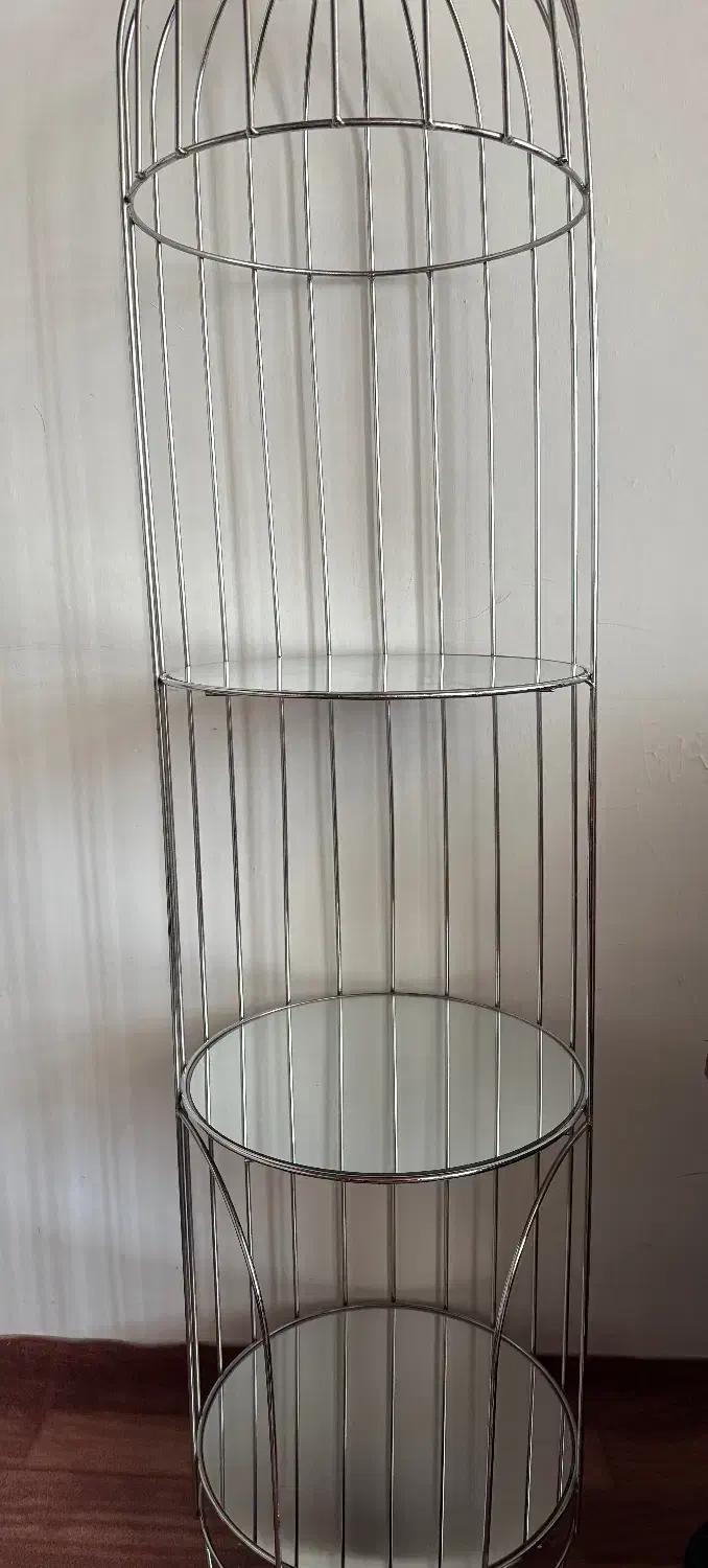 ویترین شیشه ای سه طبقه|بوفه، ویترین، کنسول|چمستان, |دیوار