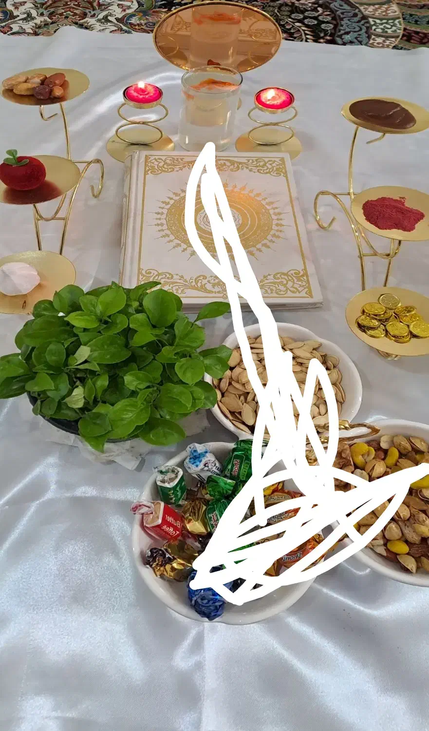 هفت سین درحدنو|صنایع دستی و سایر لوازم تزئینی|شوشتر, |دیوار