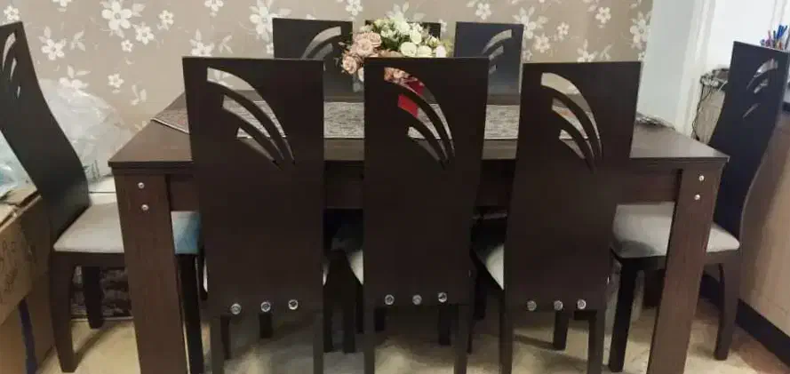 میز نهارخوری تبدیل شونده و صندلی|میز و صندلی غذاخوری|گرمدره, |دیوار