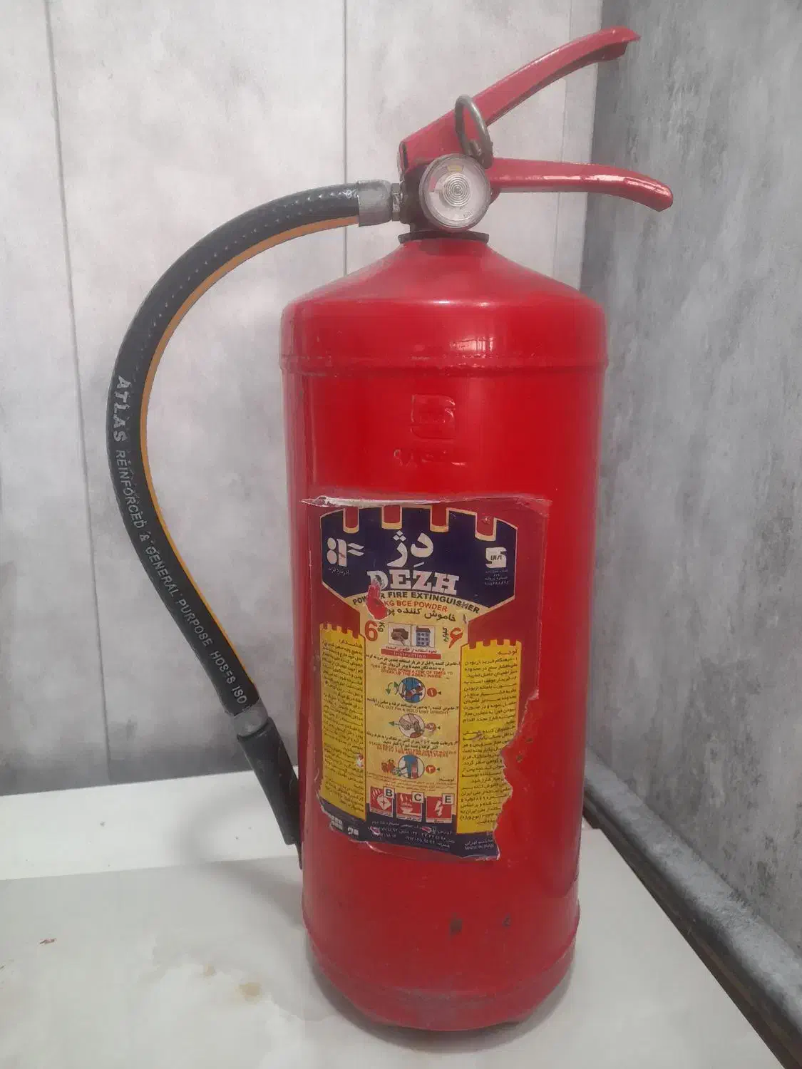 کپسول اتش نشانی ۶کیلویی|ابزارآلات|رفسنجان, |دیوار