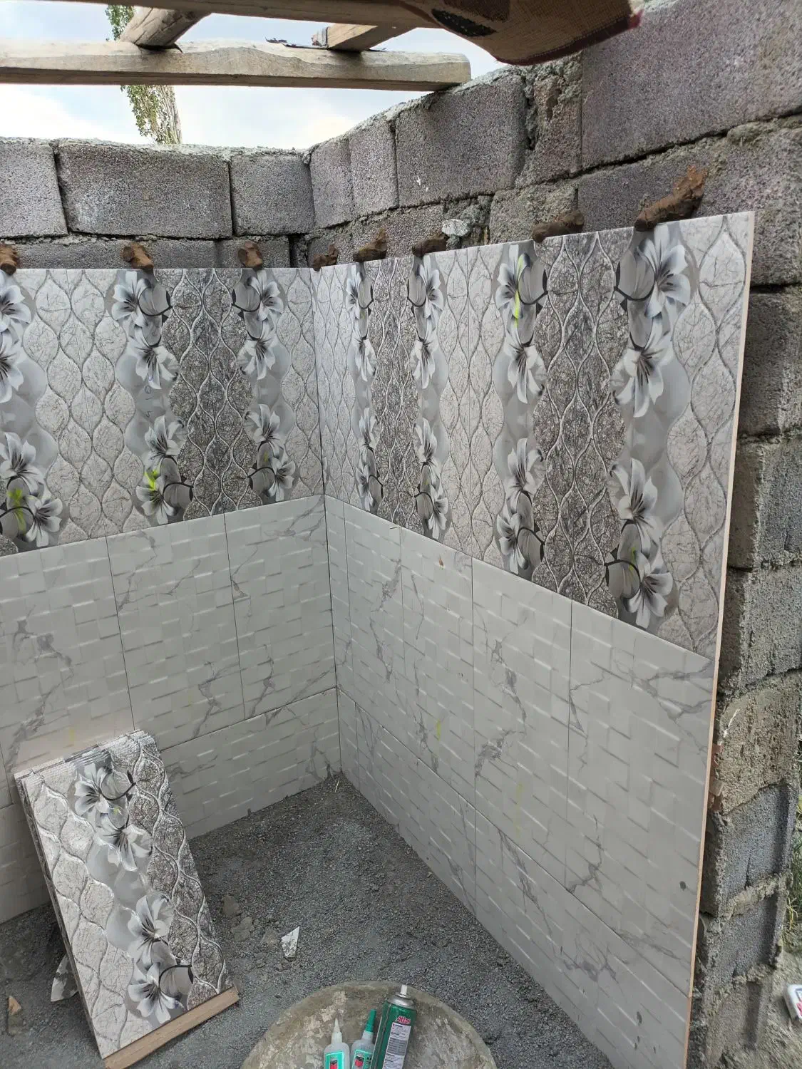 گچکاری کاشی سیمانکاری لکه گیری بنایی ساختمان|خدمات پیشه و مهارت|همدان, |دیوار