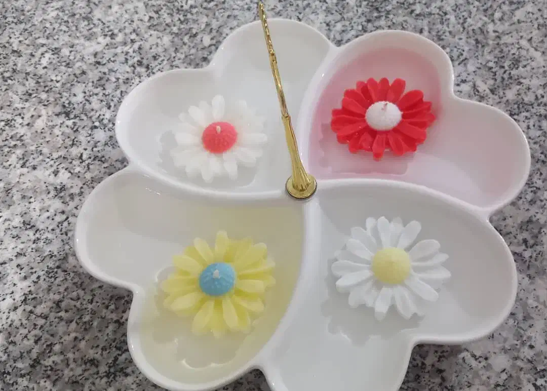 شمعهای بابونه|صنایع دستی و سایر لوازم تزئینی|شوط, |دیوار