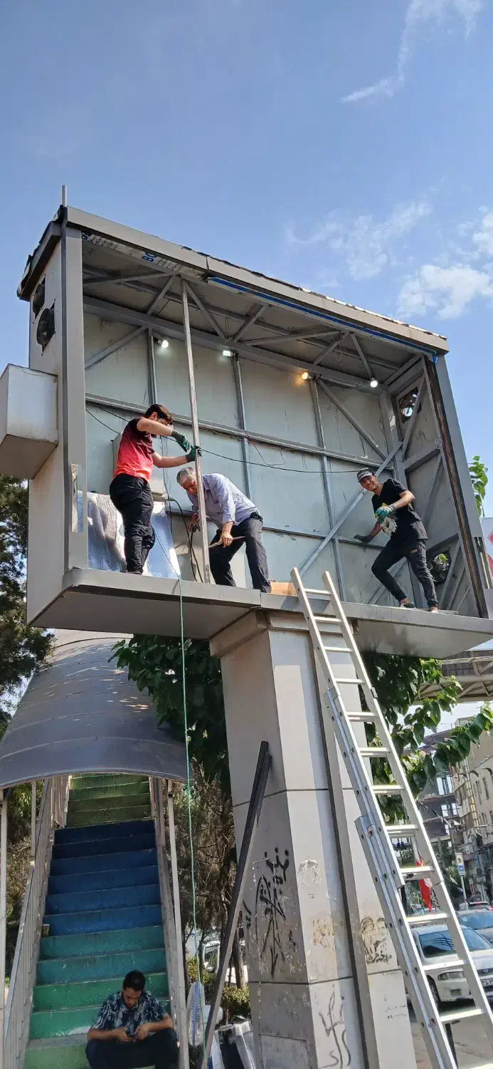 ویدیووال‌ابعاد۴در۳،تابلوسازی،تابلو روان،تلویزیون|فروشگاه و مغازه|تهران, نیروی هوایی (پیروزی)|دیوار