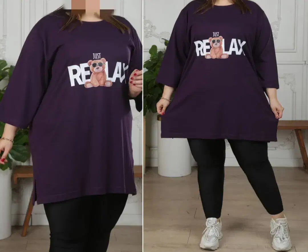 تیشرت لانگ سایزبزرگ نخ پنبه سایز 48تا64 بزرگ 8 رنگ|لباس|مشهد, رضاشهر|دیوار