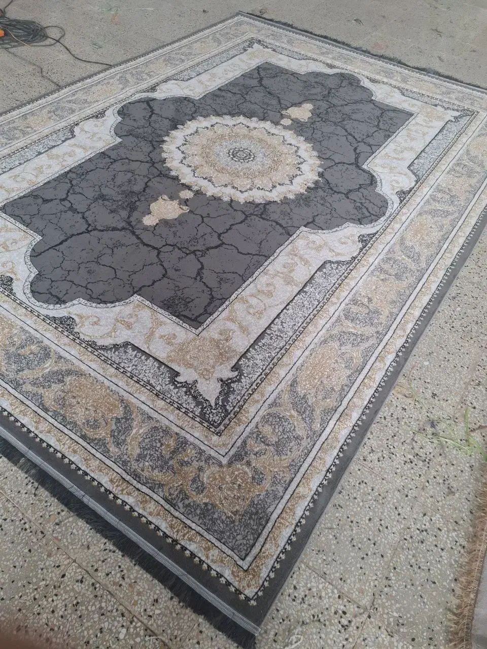 فرش نقش نیلگون|فرش|هشتگرد, هشتگرد قدیم|دیوار