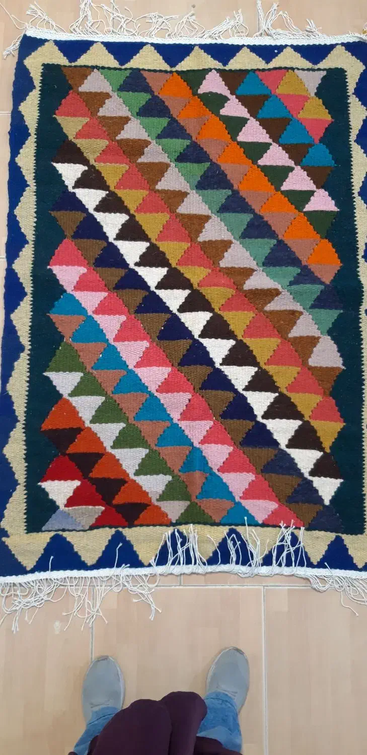 گلیم دستباف|گلیم، جاجیم، گبه|خرمآباد, |دیوار