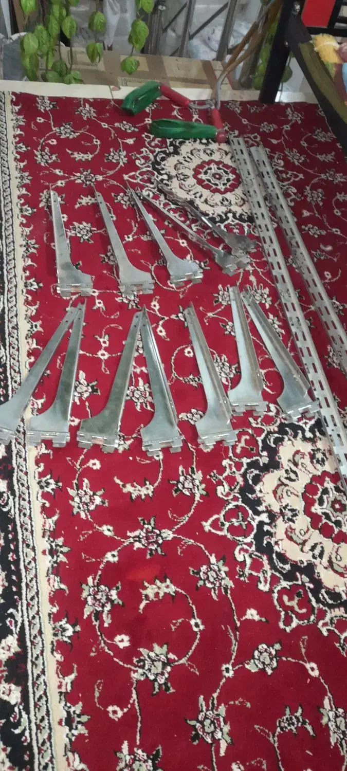 قفسه اهنی شلف طبقه|کتابخانه، شلف، قفسه‌های دیواری|قم, آذر (نکویی)|دیوار