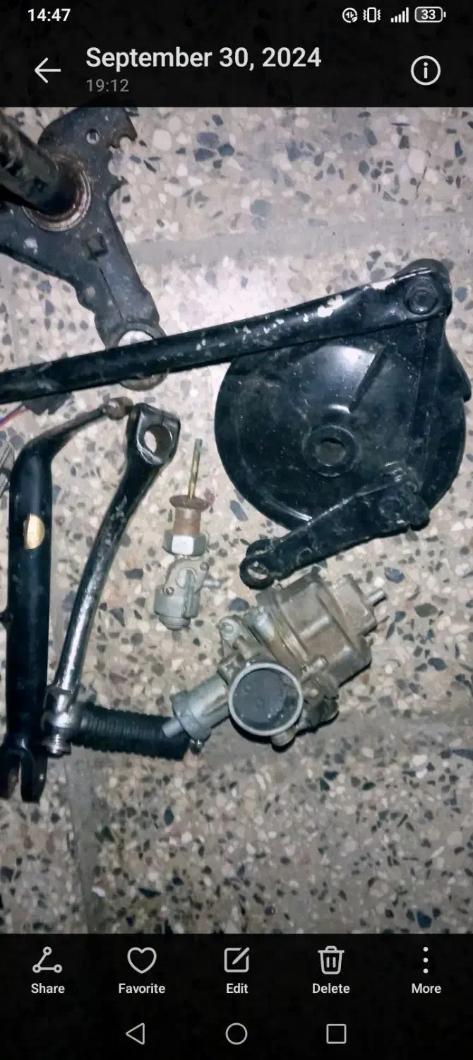 لوازم موتور هوندا 125|قطعات یدکی و لوازم جانبی|رشت, کوی مهر|دیوار