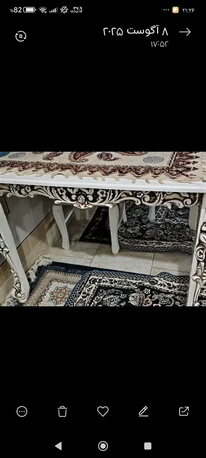 میز غذاخوری|میز و صندلی غذاخوری|آران و بیدگل, |دیوار