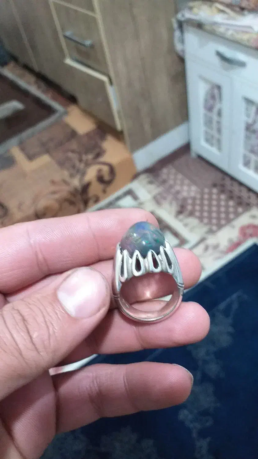 انگشتر اوپال فدیوم|جواهرات|قم, علی آباد|دیوار