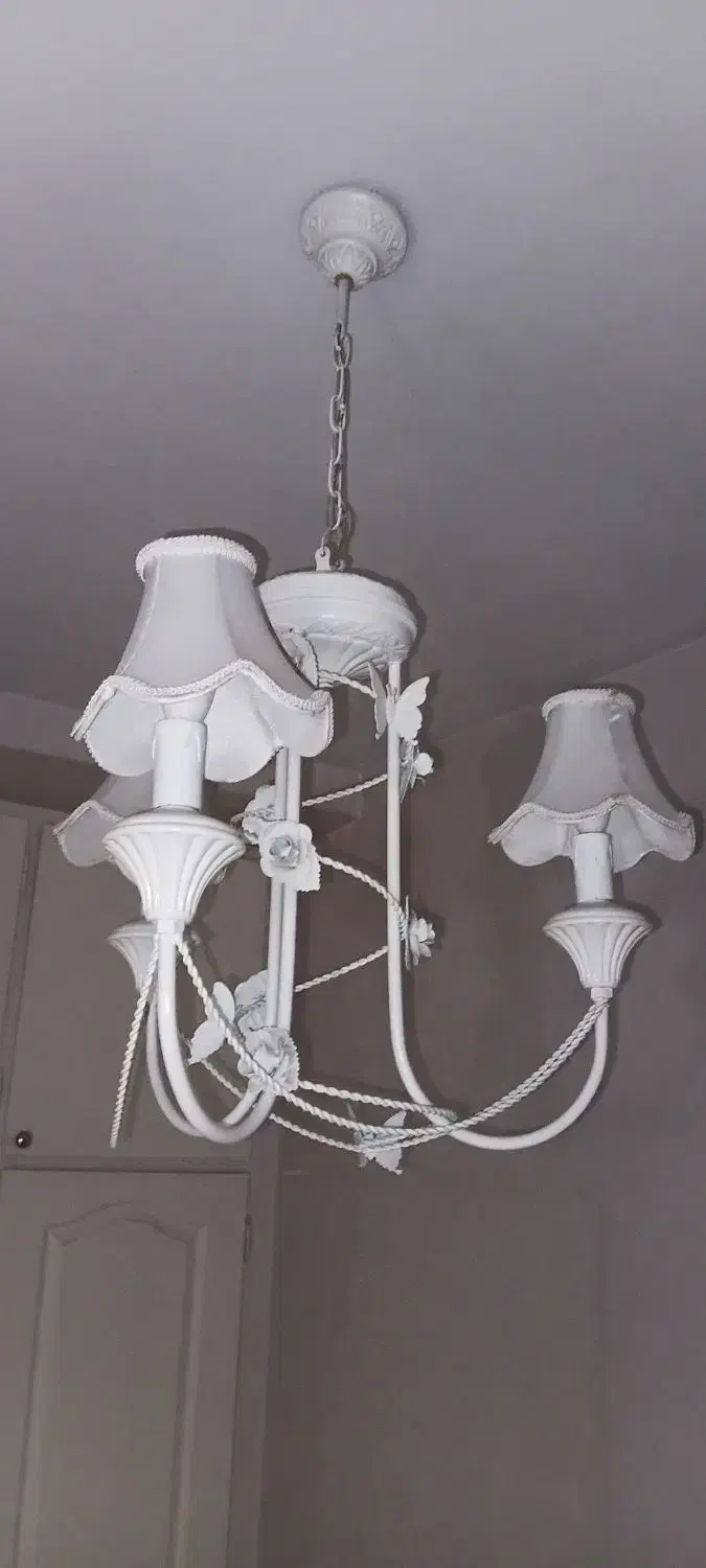 لوستر به همراه آباژور|لوستر و چراغ آویز|تهران, بنی‌هاشم|دیوار