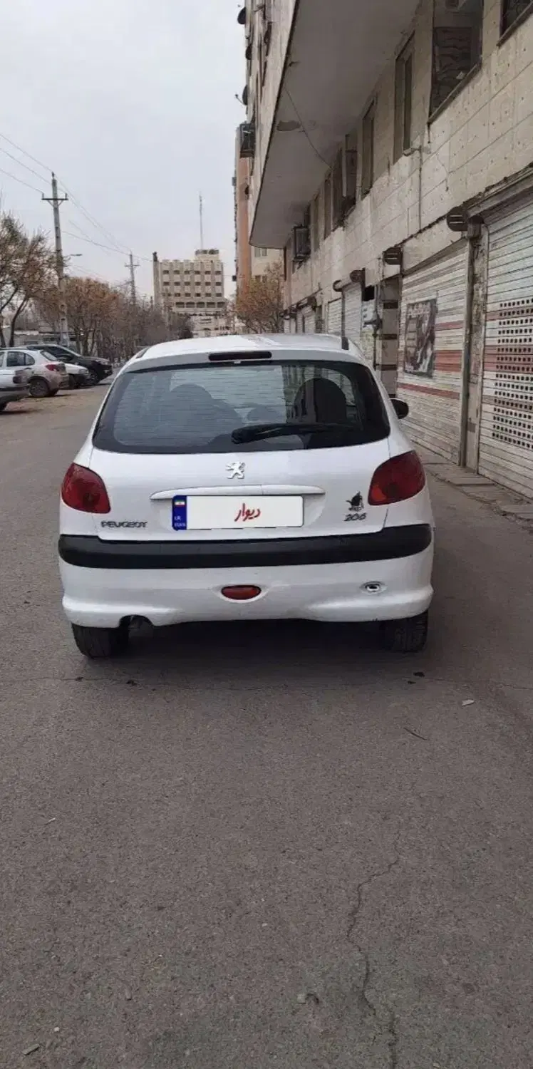 ۲۰۶ مدل ۹۶ تیپ ۳|خودرو سواری و وانت|تهران, یافت‌آباد|دیوار