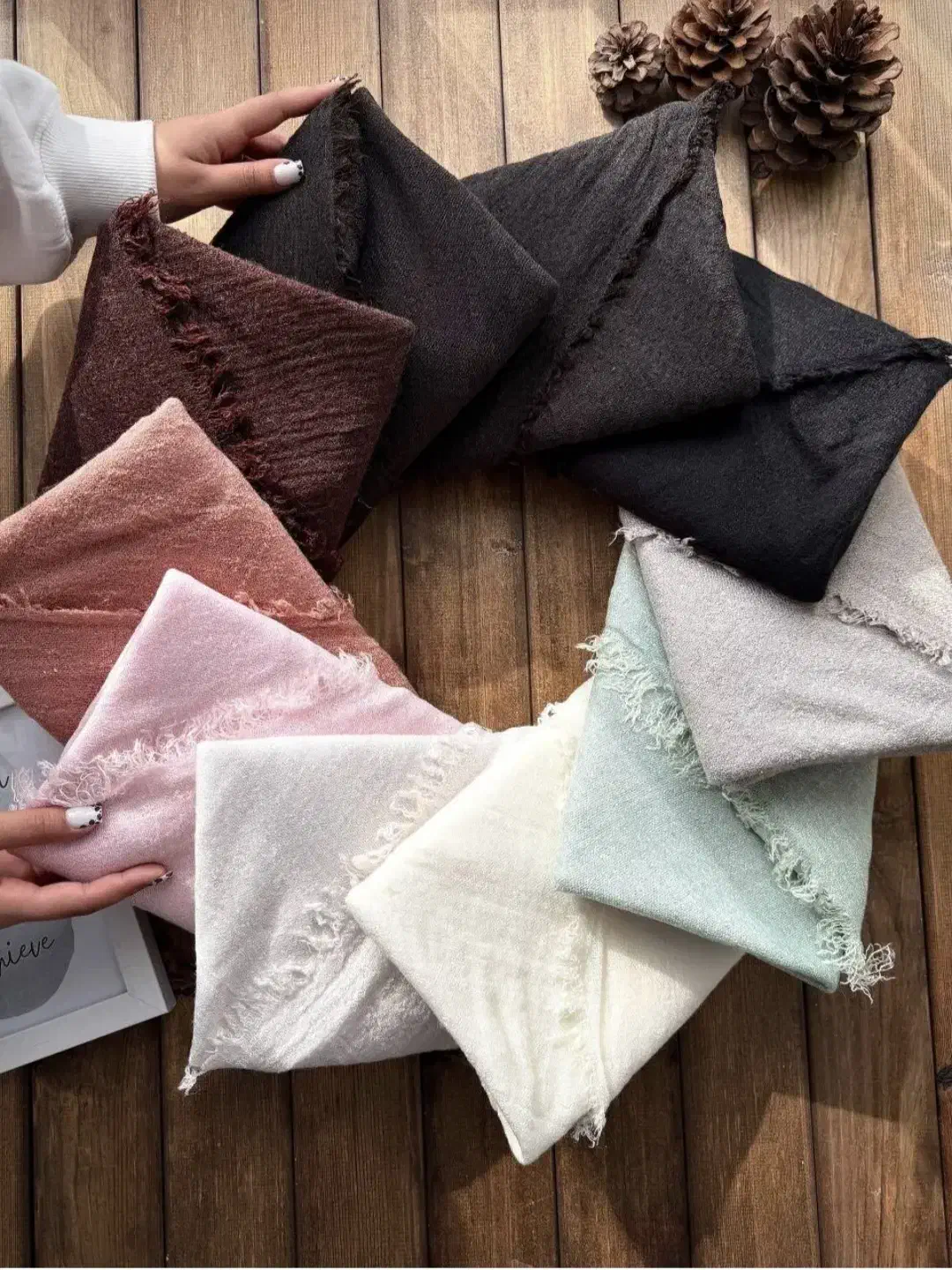 شال کنفی وارداتی|لباس|آستانه اشرفیه, |دیوار