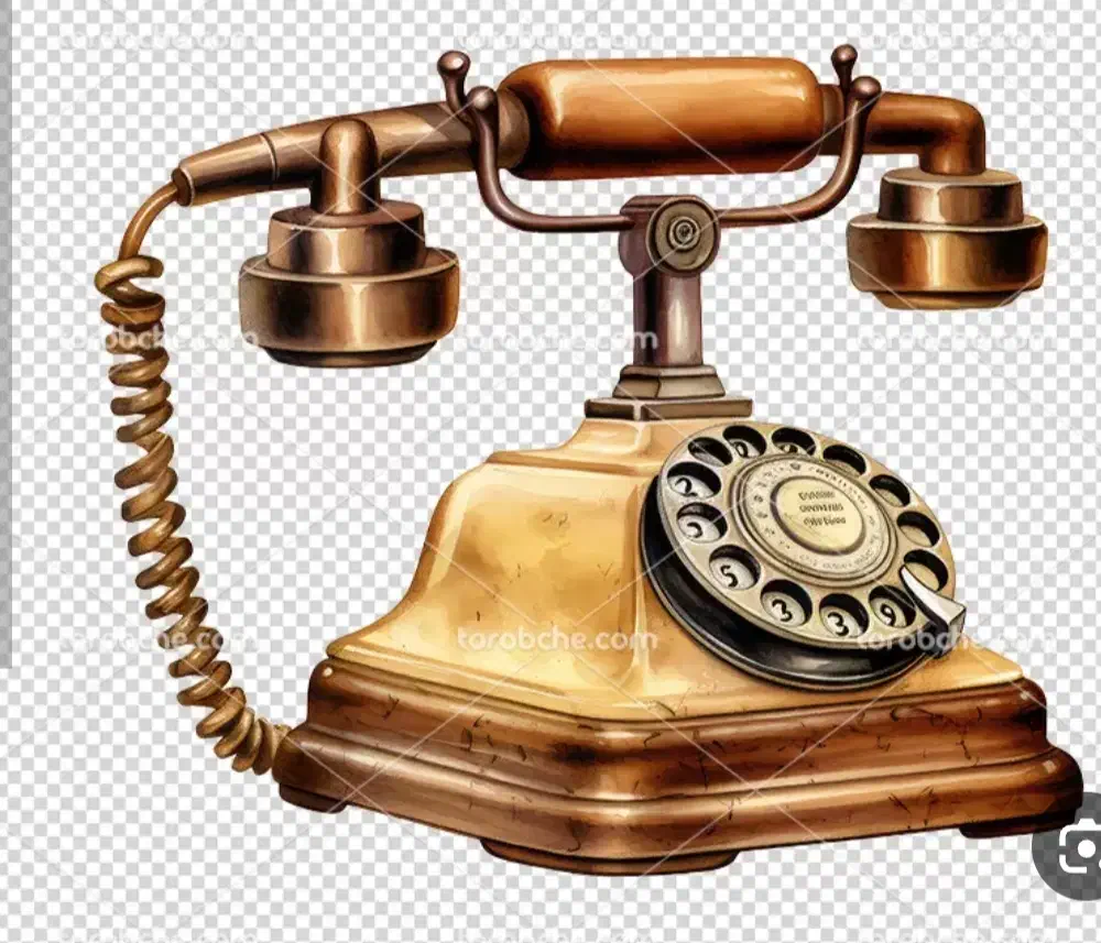 خط تلفن ثابت|تلفن رومیزی|میانه, |دیوار