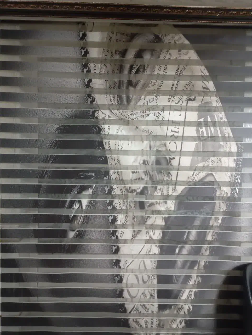 پرده زبرا. درحدنو شیک سالم ابعاد عرض 210ارتفاع 276|پرده، رانر، رومیزی|مشهد, رستگار|دیوار