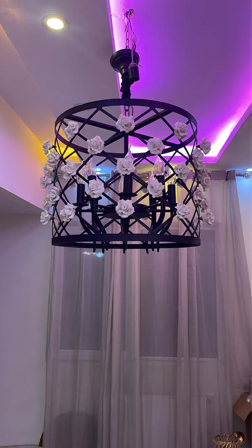 ۵ عدد لوستر مدرن همه باهم ۱۰|لوستر و چراغ آویز|پرند, فاز ۶|دیوار