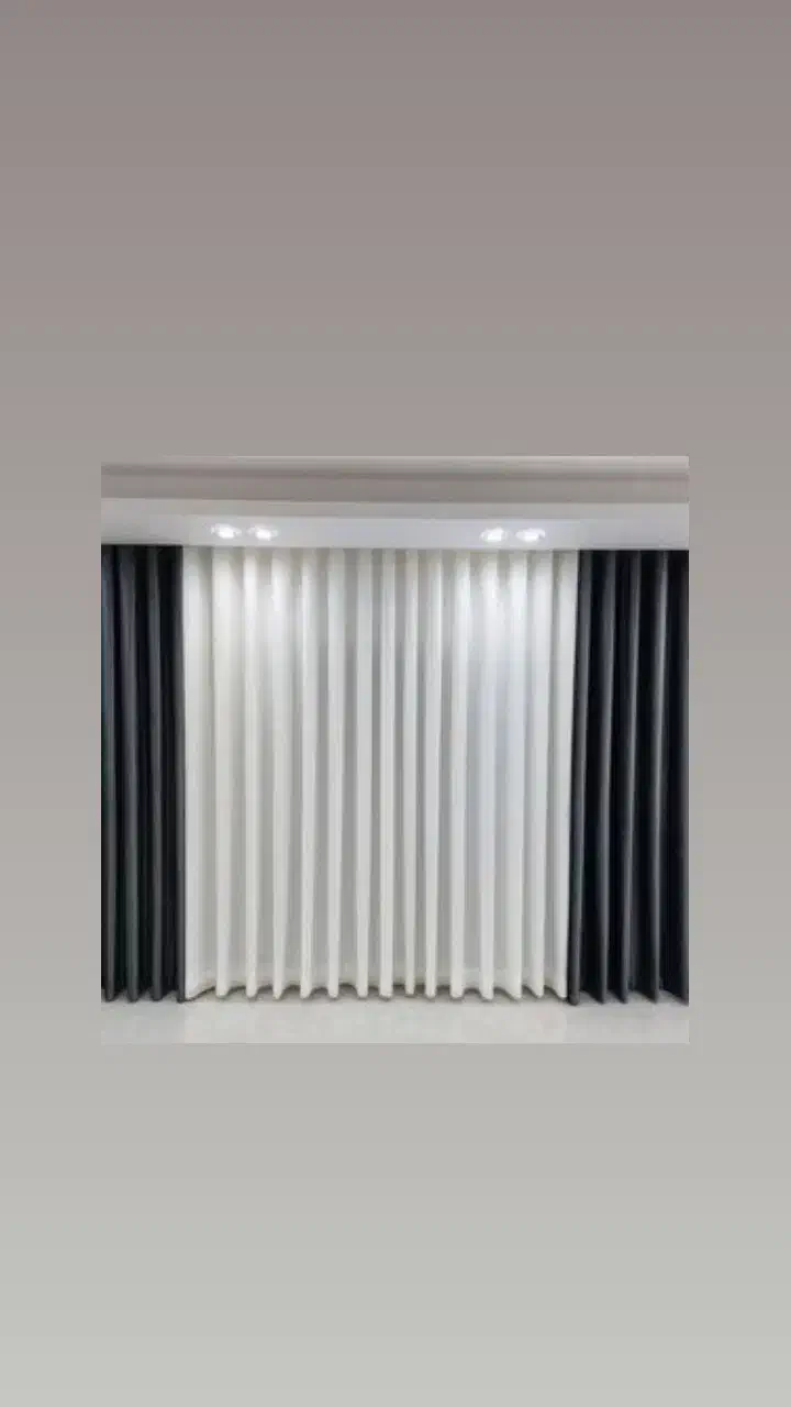 پذیرایی پرده پتینه جنس ترک|پرده، رانر، رومیزی|تهران, شکوفه (عبدل آباد)|دیوار