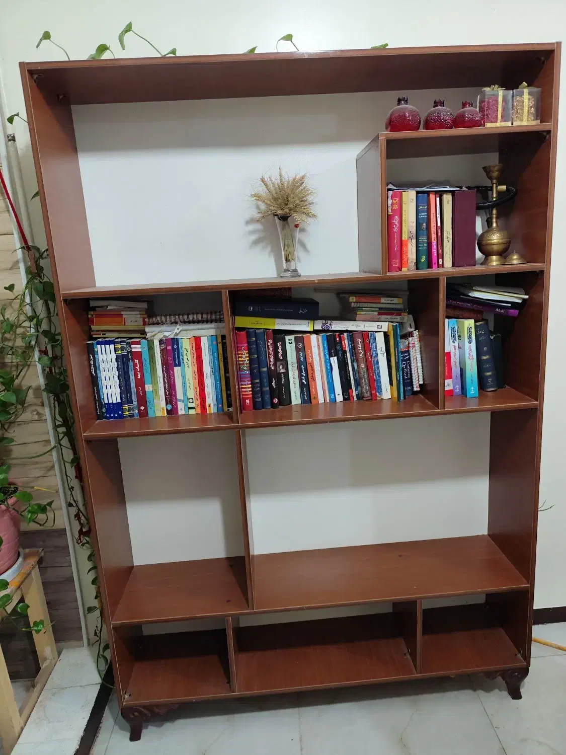 کتابخانه بزرگ محکم و شیک|کتابخانه، شلف، قفسه‌های دیواری|اهواز, کوی باهنر|دیوار