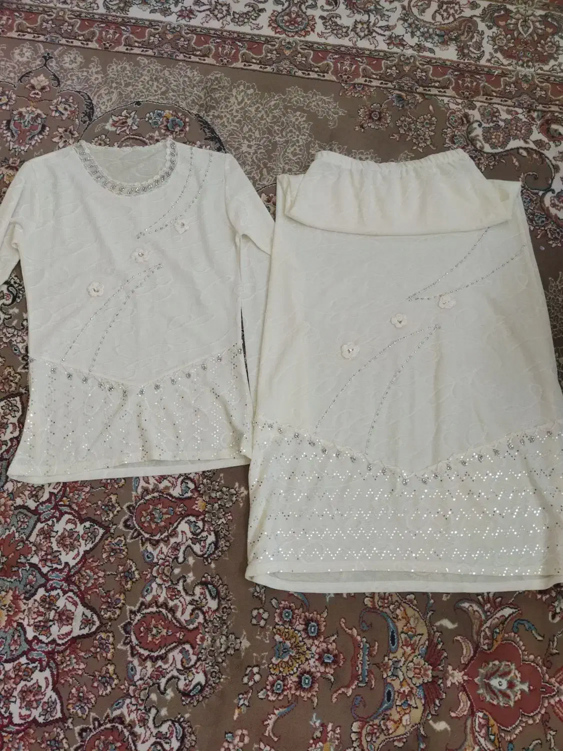 کت ژاکارد شومیز با شلوار وبلوز ودامن|لباس|یزد, |دیوار