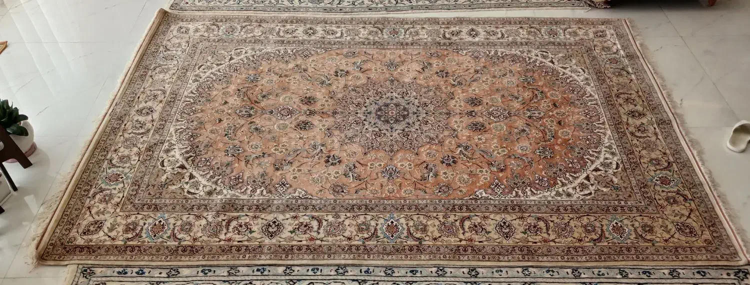 فرش اصفهان دست بافت ابریشم|فرش|اصفهان, ملکشهر|دیوار