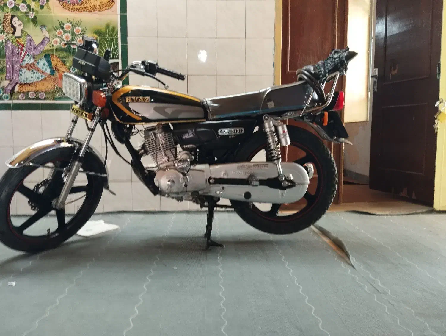 موتور 200 مشکی مدل 1401|موتورسیکلت|لردگان, |دیوار