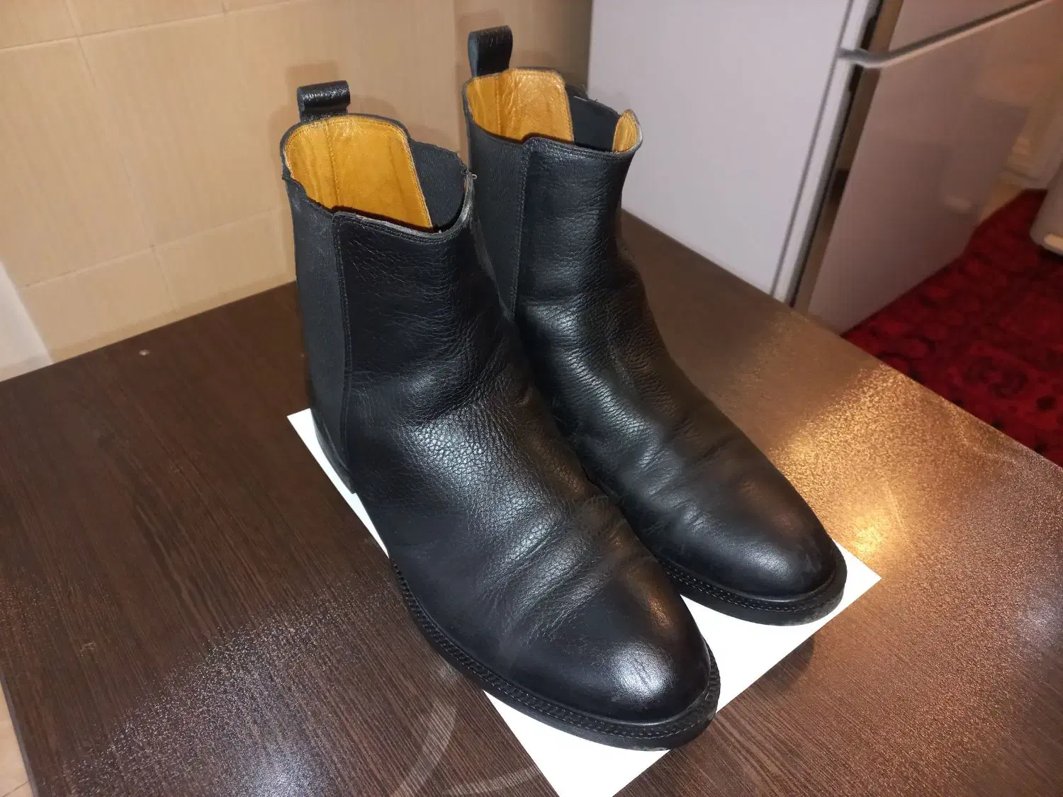 نیم بوت چرم طبیعی برند massimo dutti|کیف، کفش، کمربند|تهران, شارق|دیوار