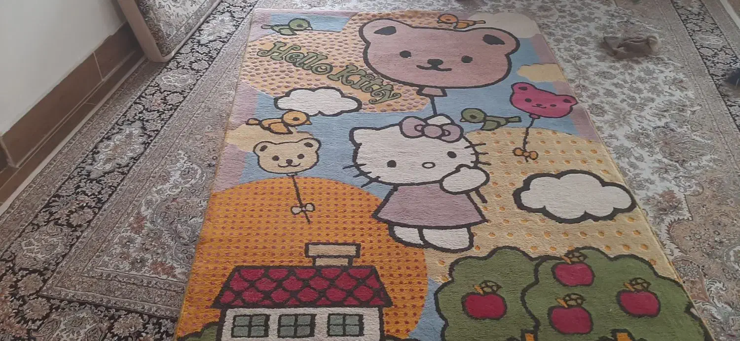 فرش اتاق کودک در حد نو|فرش|سنقر, |دیوار