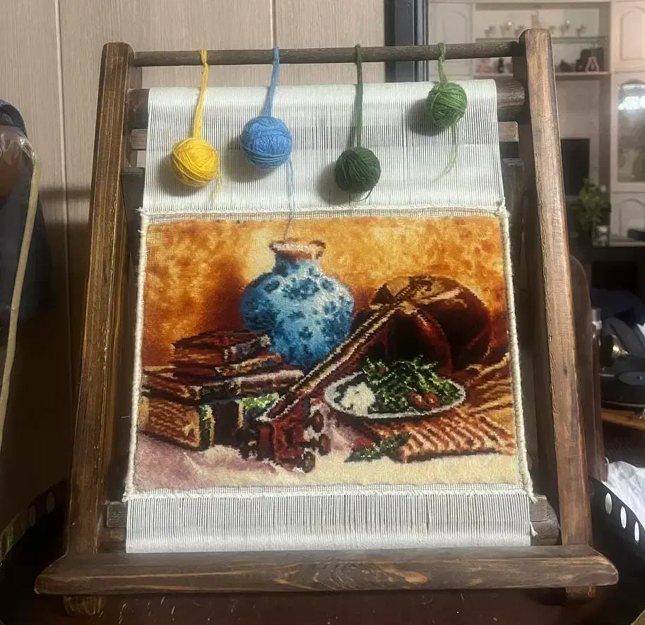 تابلو فرش دست بافت(دارچوبک)|تابلو فرش|مشهد, میعاد (شهرک غرب)|دیوار